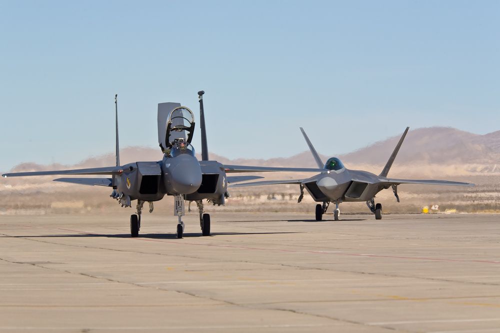 F-15 Eagle and F-22 Raptor