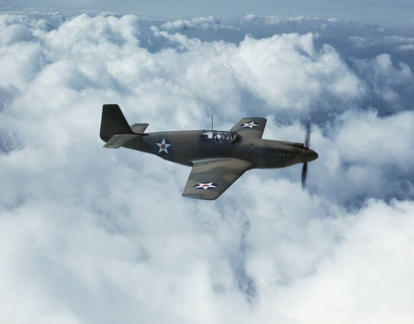 North American's P-51 Mustang Fighter. World War 2