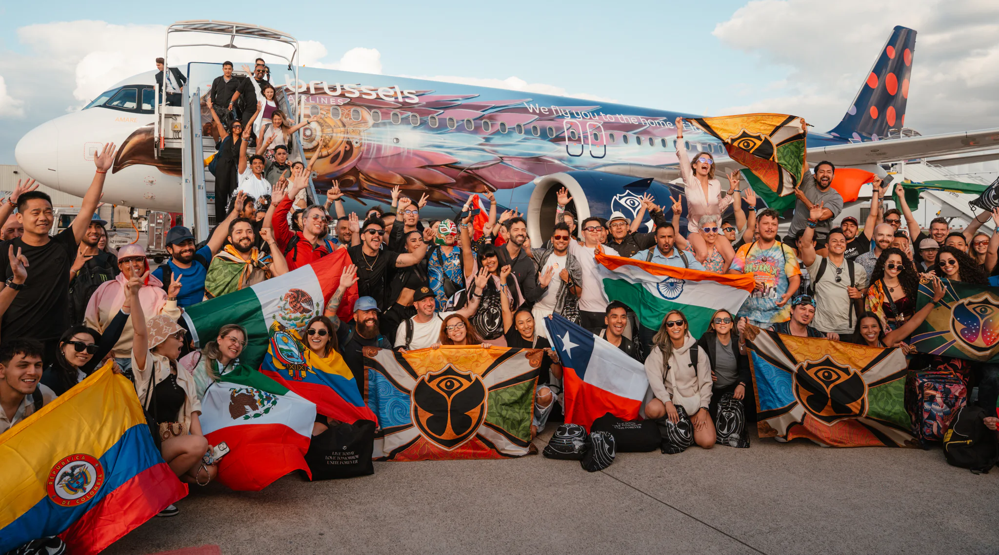 Despite the main stage fire, Brussels Airlines keeps tomorrow’s dream alive