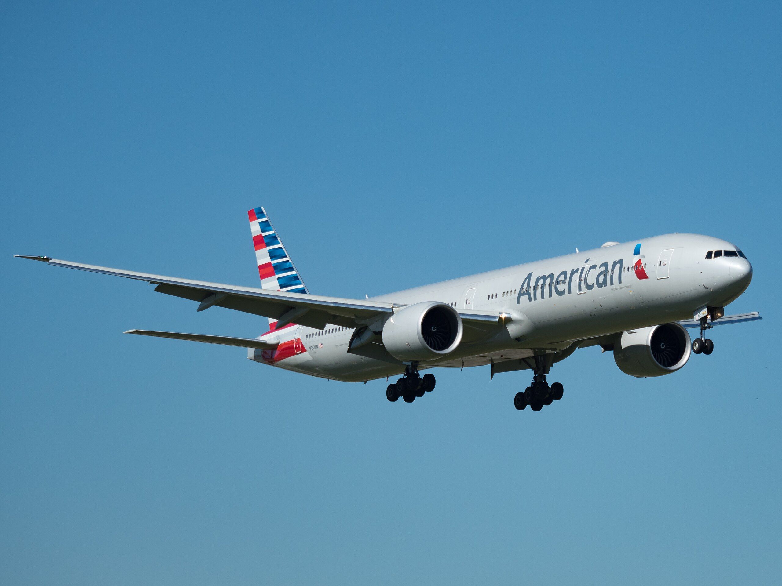  American Airlines Boeing 777 at Miami International Airport