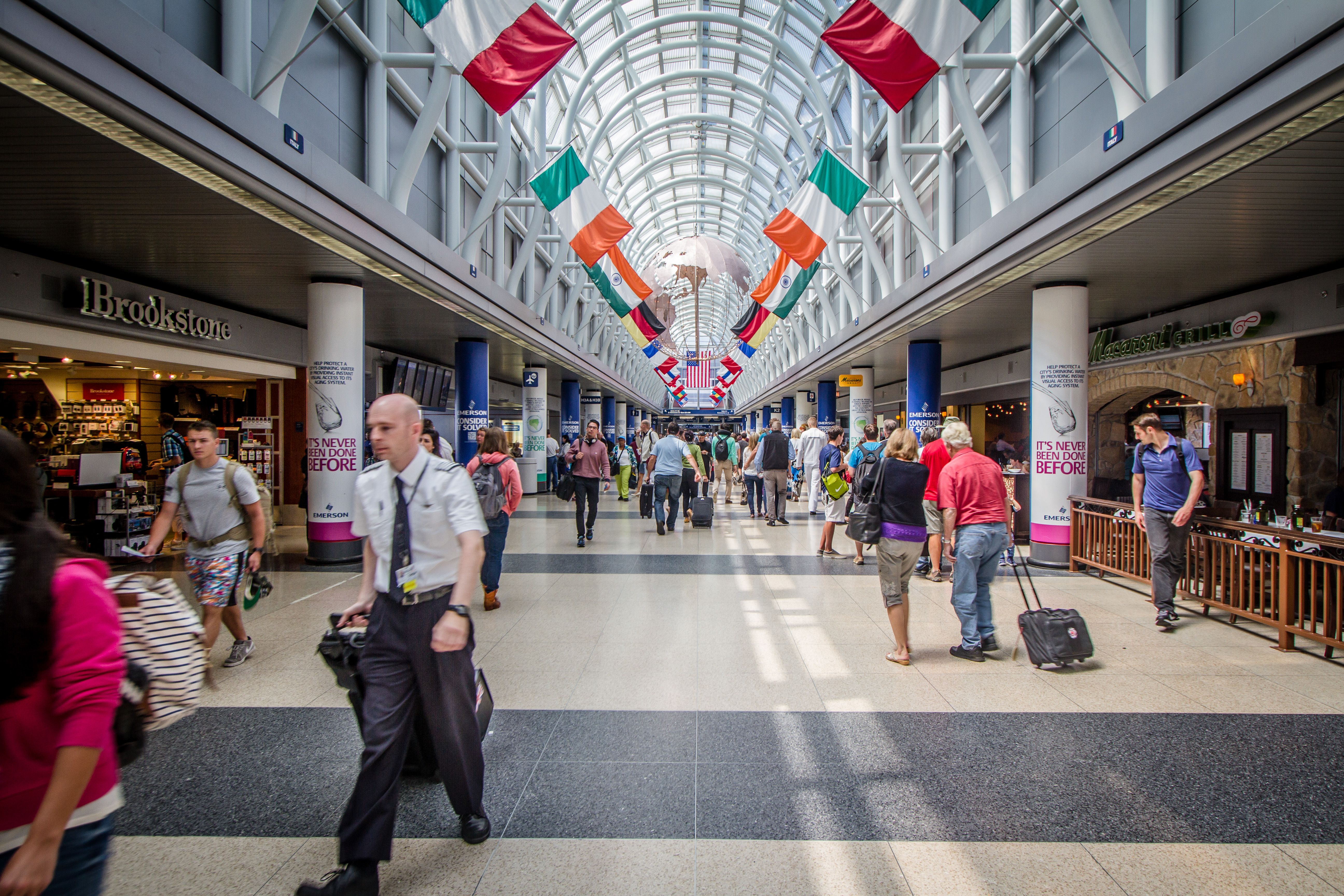 Inside Chicago Airport