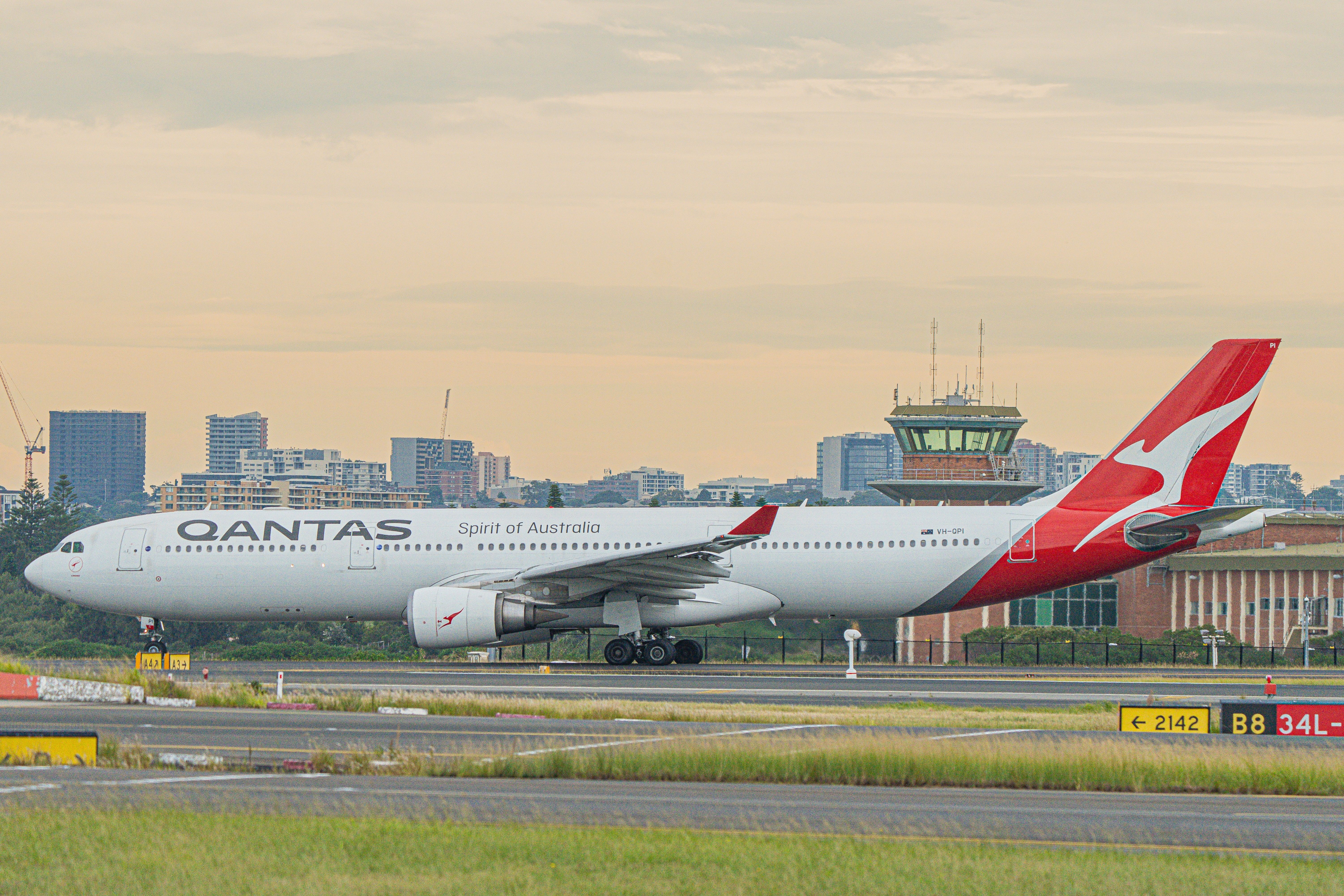 Qantas A330 In Sydney