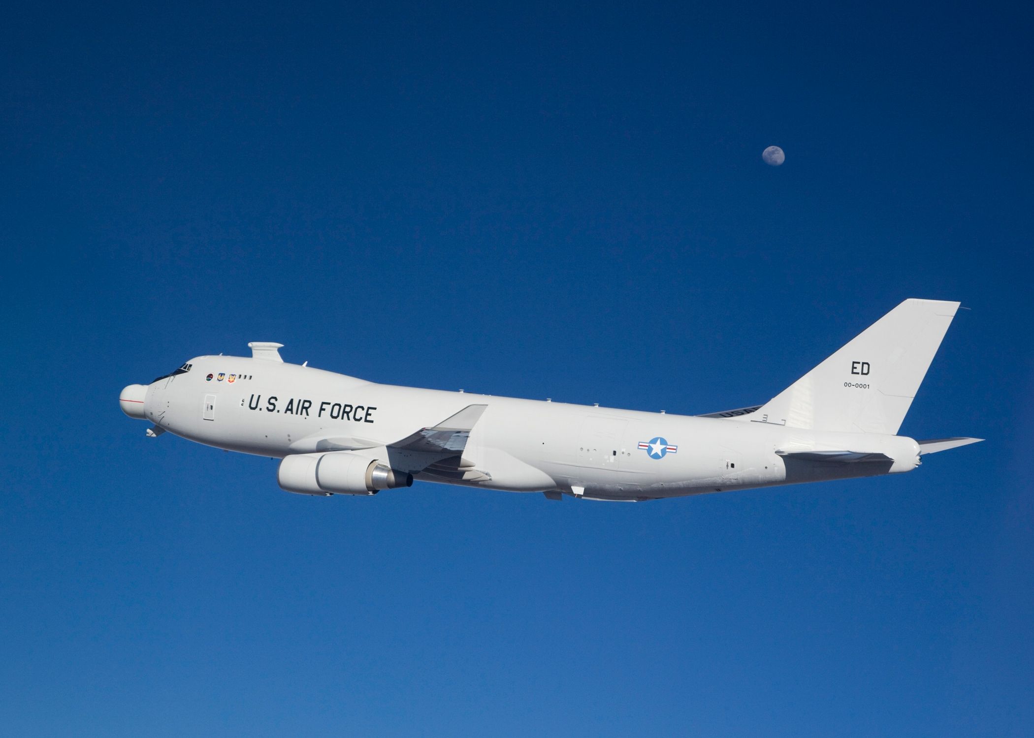 Boeing 747 Airborne Laser Inflight