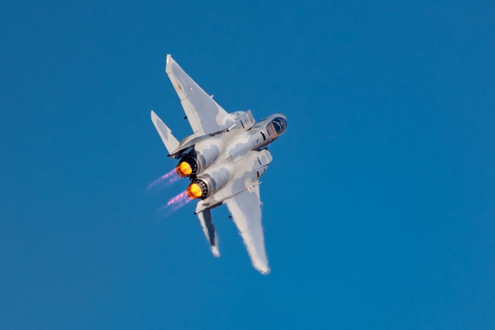 F-15 Eagle Fighter Aircraft at California Capital Airshow