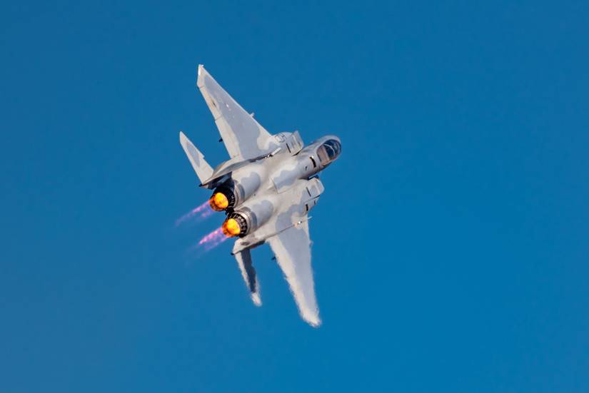 F-15 Eagle Fighter Aircraft at California Capital Airshow