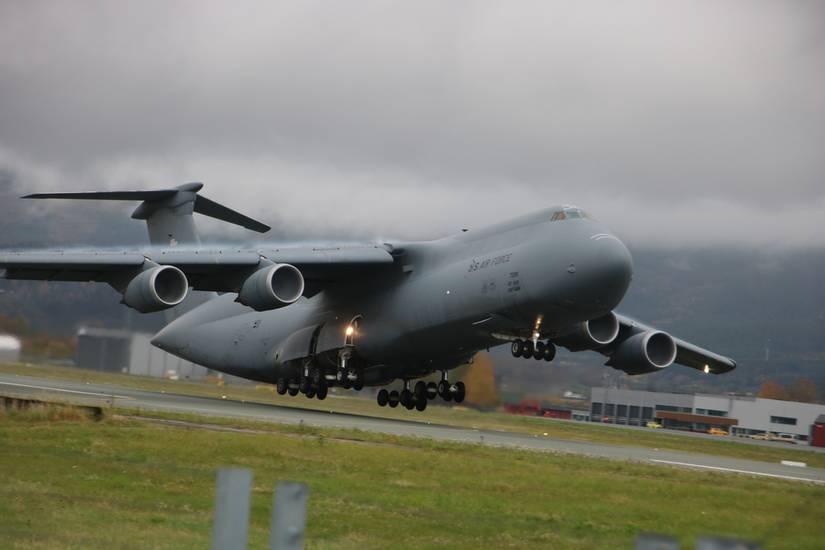 C-5M Super Galaxy taking off