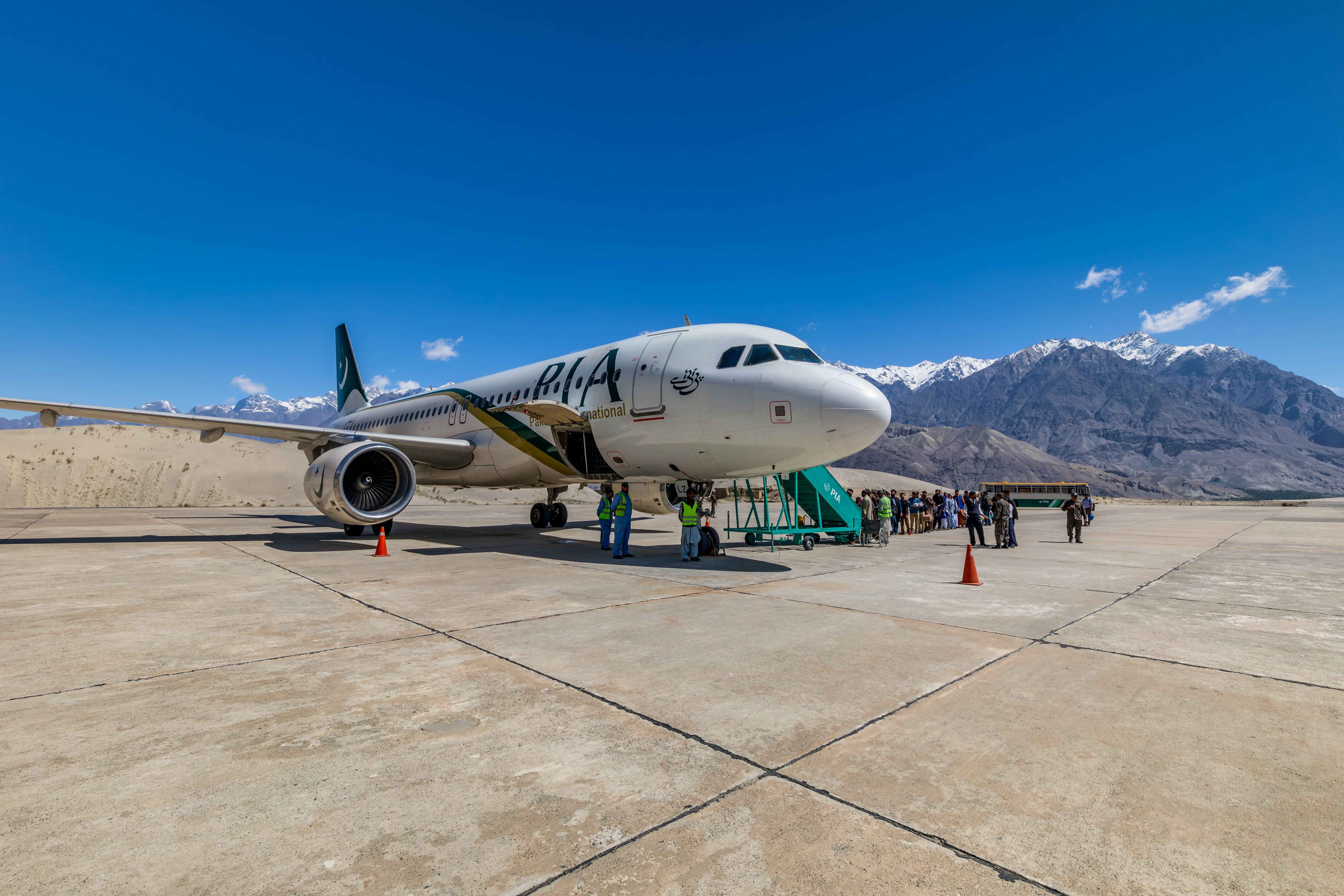 PIA A320 In Skardu