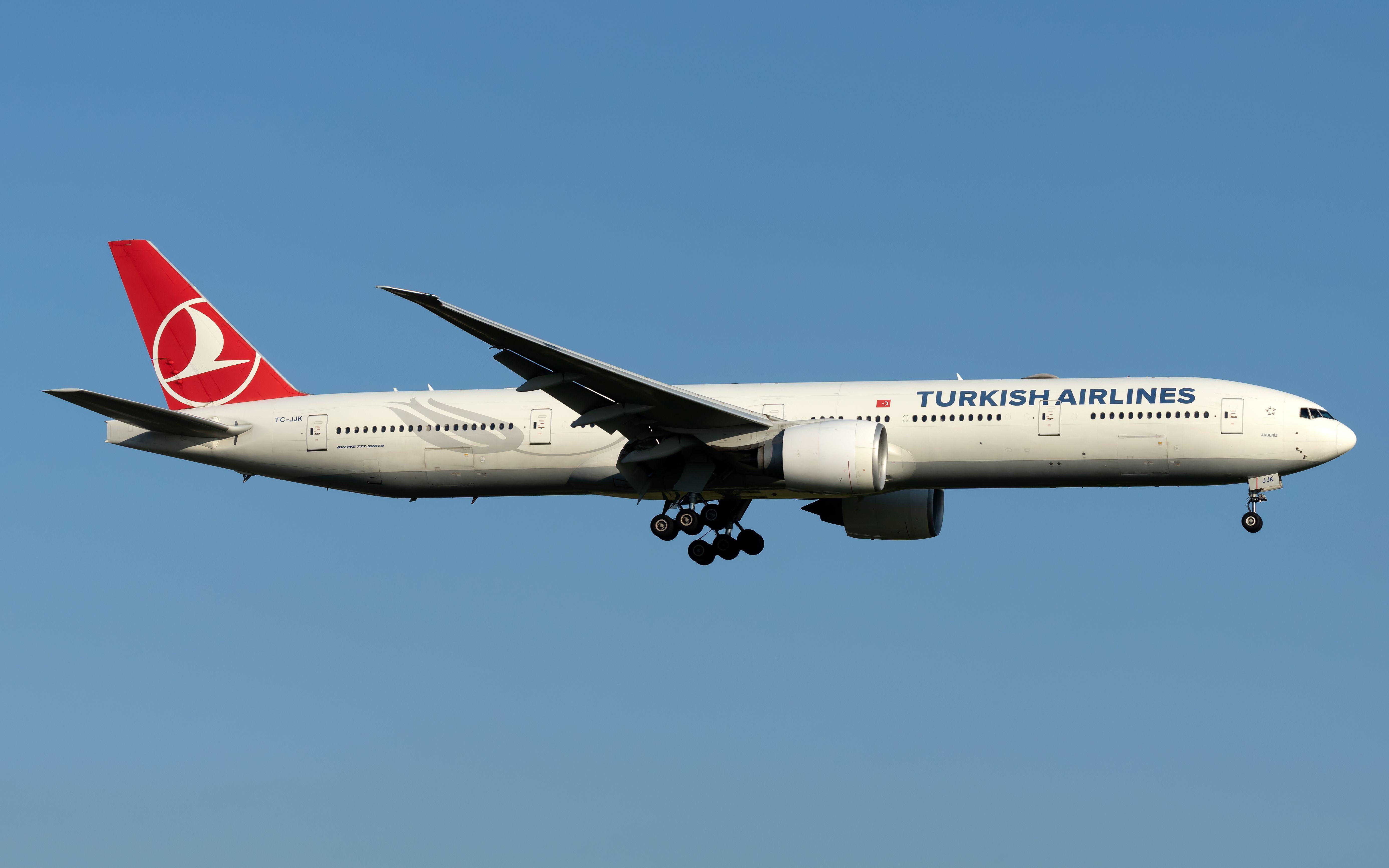 Turkish Airlines Boeing 777 Evacuated Due To Landing Gear Smoke