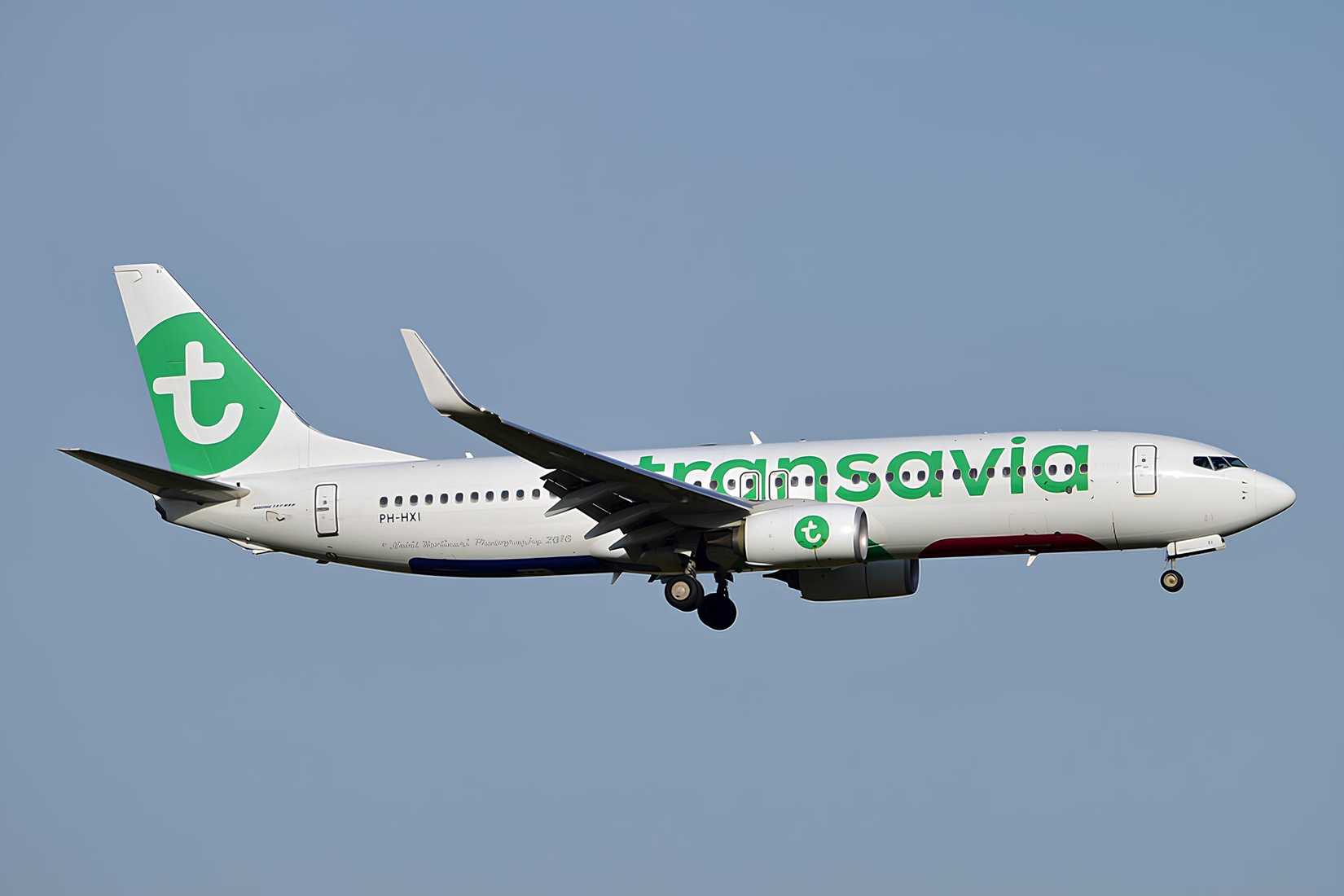 Transavia Boeing 737-800 aircraft 