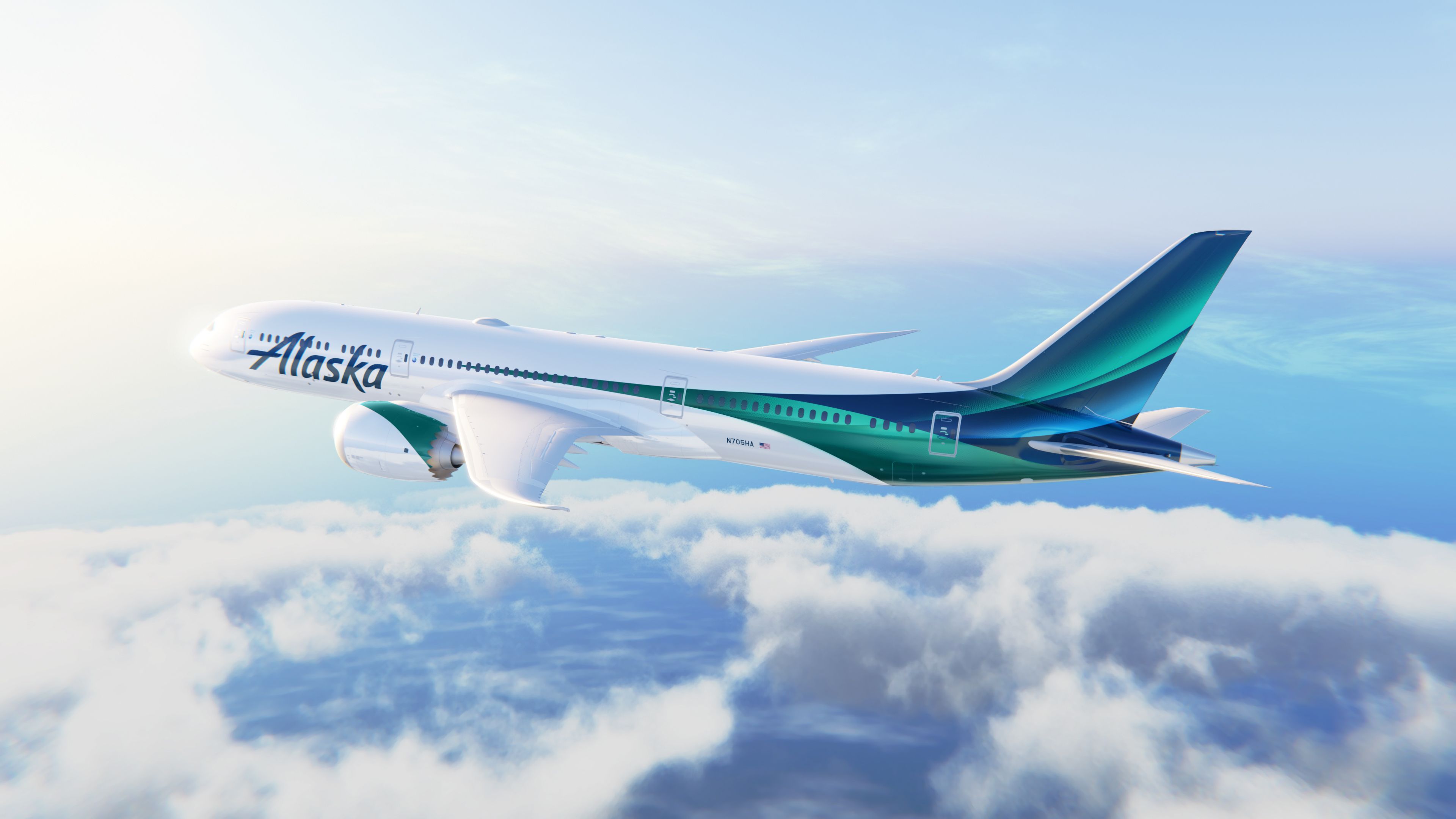 Alaska Airlines 787 Rendering