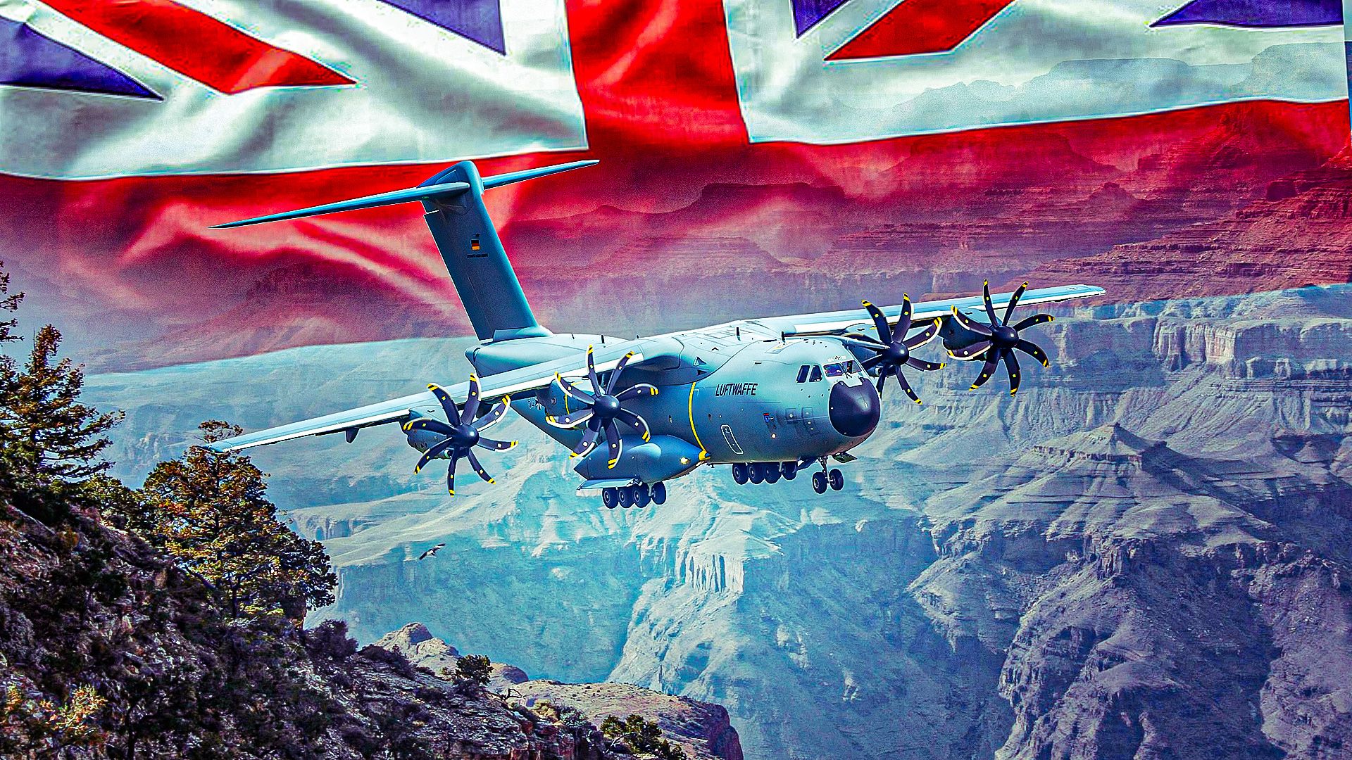 Why This British Military Plane Is Repeatedly Flying Over California & Arizona