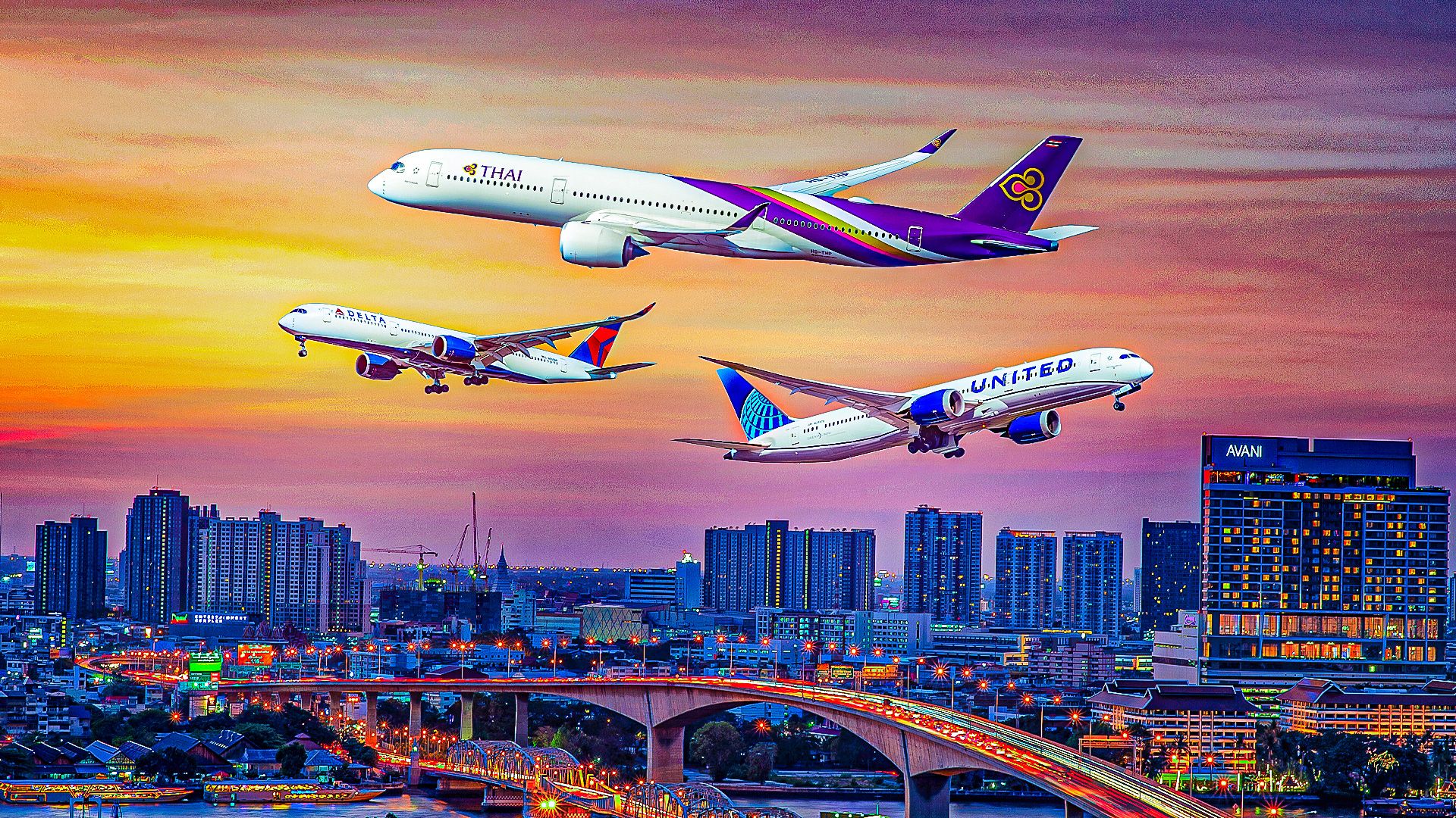 No US airlines to Thailand