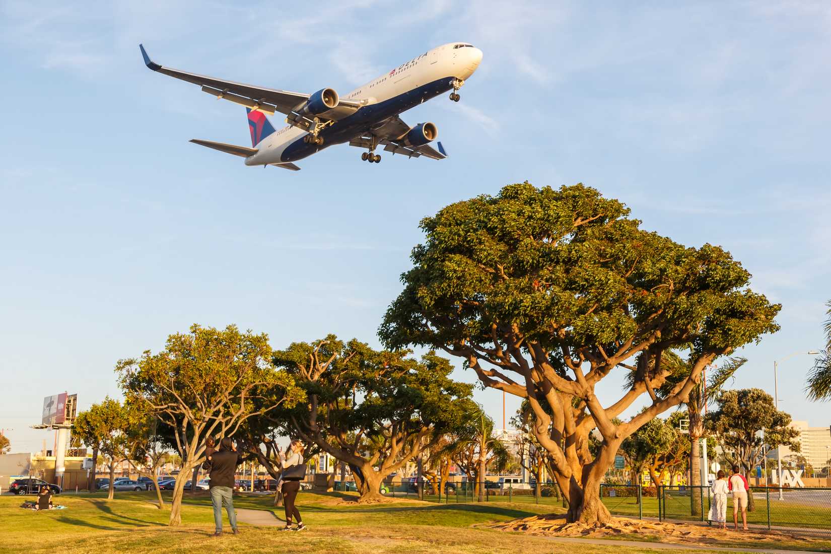Delta Air Lines Boeing 767-300ER airplane at Los Angeles International Airport in California