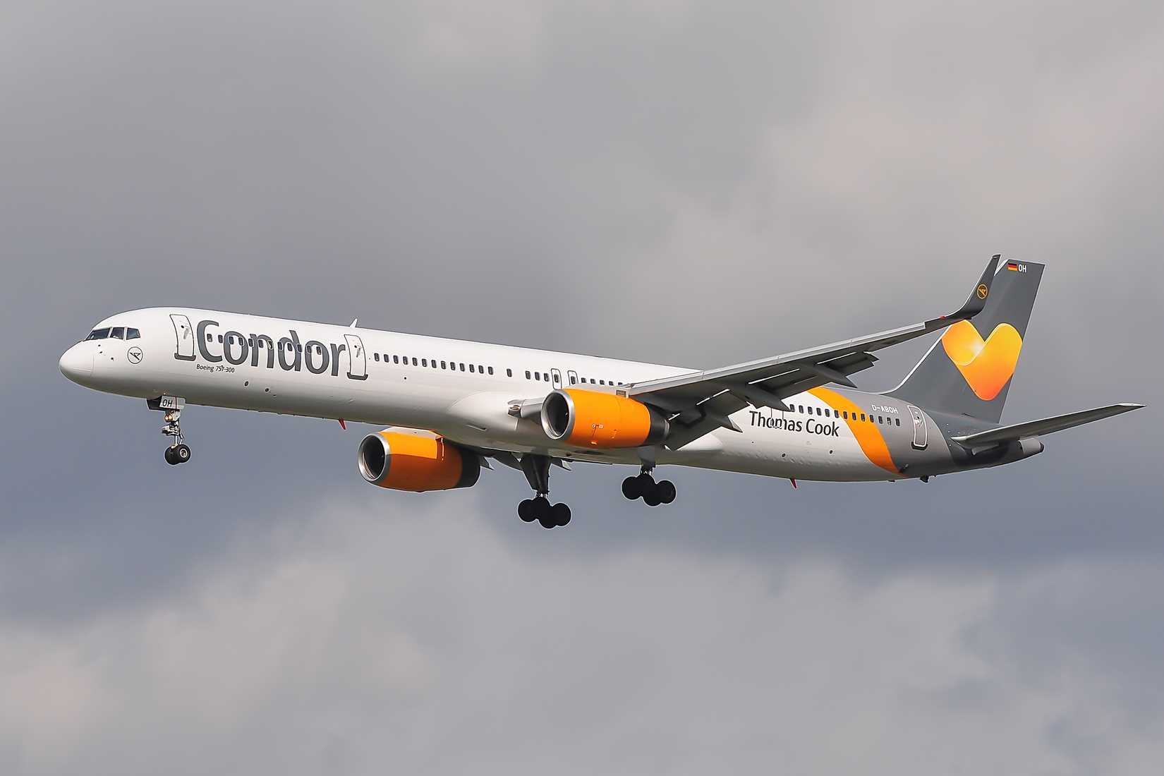 Condor 757 Inflight