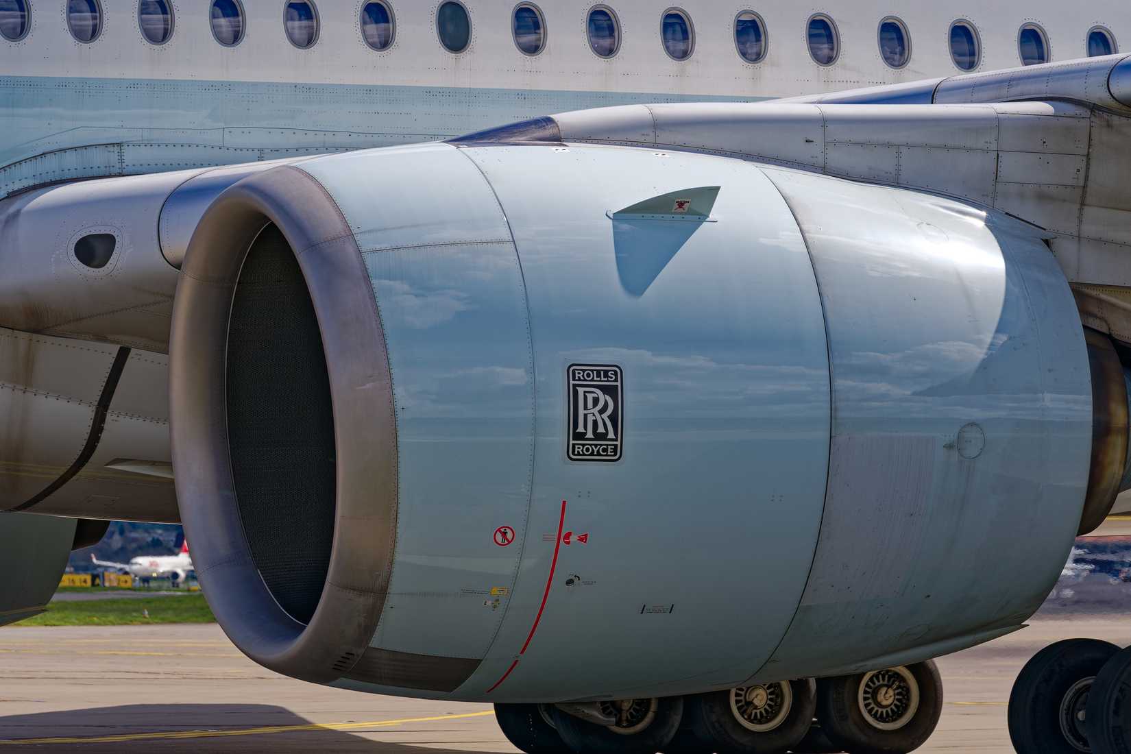 Rolld Royce Trent XWB on Airbus A350