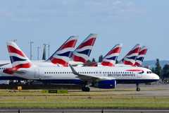 British Airways A320 taxiing at London-Heathrow